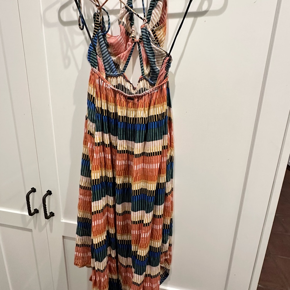 O’Neill Gerri Cutout Stripe Cover-Up Dress
